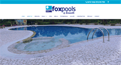 Desktop Screenshot of foxpools.com